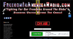 Desktop Screenshot of freedominamericaradio.com